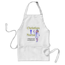 Christian Nurse religious gift Apron