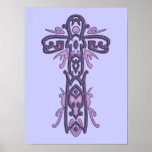 Christian Ornate Cross 32 Poster