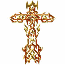 Christian Ornate Cross 45 Cut Out