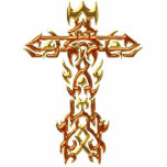 Christian Ornate Cross 45 Cut Out