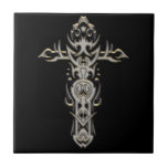 Christian Ornate Cross 57 Ceramic Tile