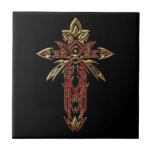 Christian Ornate Cross 74 Ceramic Tiles