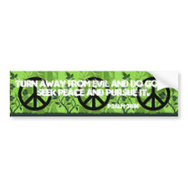 Christian Peace Bumper Sticker bumper stickers