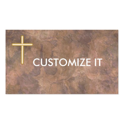 Christian Personal BUSINESS CARDS (front side)
