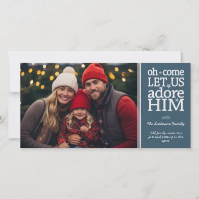 Christian Photo Card - Christmas Holiday