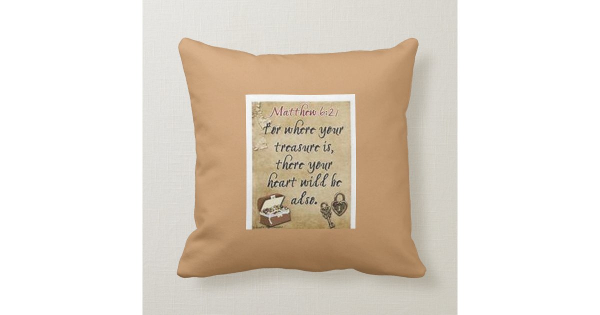 CHRISTIAN PILLOW WITH BIBLE VERSES Zazzle