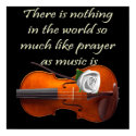 Christian Poster Violin Inspirational Saying posters
