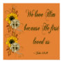 Christian Poster with Bible Verse