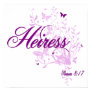 Christian Poster with Bible Verse Hebrews 8:17