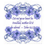 Christian Poster with Bible Verse John 14:27