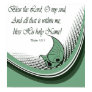 Christian Poster with Bible Verse - Psalms