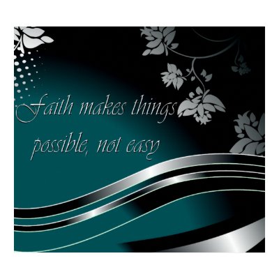 Christian Poster with Inspirational Saying by christian_posters