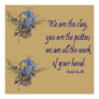 Christian Poster with Scripture Isaiah