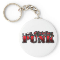 Christian Punkrock music Punk Rock CHRISTIAN PUNK keychains
