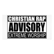 Christian Rap Advisory... photo cards