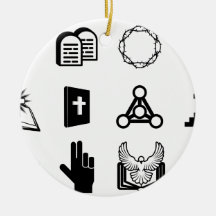 Christian religious icons ornament