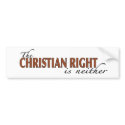 Christian Right bumper stickers by worldsfair Christian Right bumper stickers