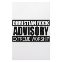 Christian Rock Advisory... stationery by classicgodshop Christian Rock Advisory... stationery