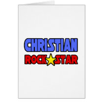 Christian Rock Star cards by Christianity_Shirts Christian Rock Star cards