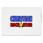 Christian Rock Star Greeting Card