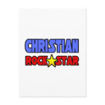 Christian Rock Star Post Card