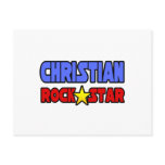 Christian Rock Star Postcard