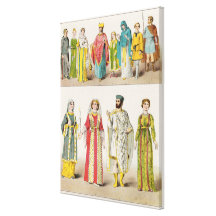 Christian Roman Dress Stretched Canvas Print