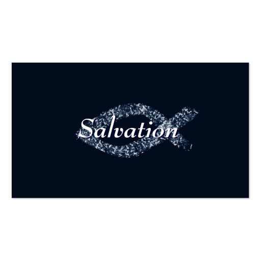 Christian Salvation Business Card (front side)