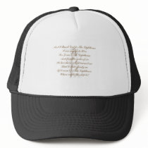 Christian Saying Hat