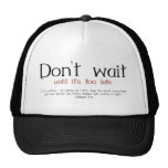 Christian Saying Hat