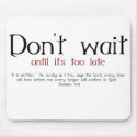 Christian Saying Mouse Pad mousepads