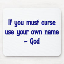 Christian Saying Mouse Pad mousepads
