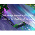 Christian Saying Poster print
