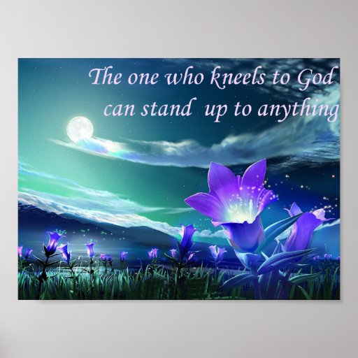 Christian Saying Poster