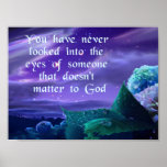 Christian Saying Poster