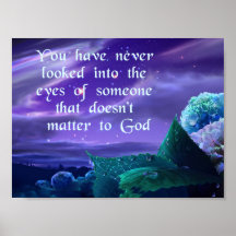 Christian Saying Poster