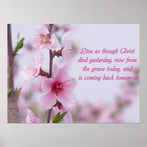 Christian Saying Poster