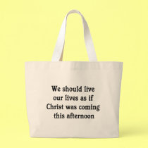 Christian Saying Tote Bag by tshirts4christians Christian Saying Tote Bag