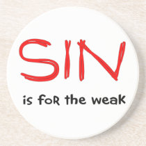Christian sayings about sin coasters