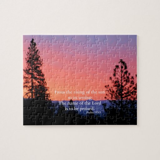 Christian Scripture Bible Verse Creationarts Jigsaw Puzzle | Zazzle
