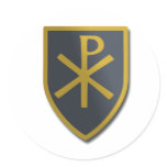 Christian Shield Round Sticker