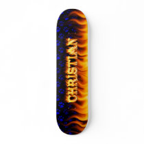 Christian skateboard fire and flames design. by skatersollie Christian skateboard fire and flames design.