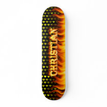 Christian skateboard fire and flames design. by skatersollie Christian skateboard fire and flames design.