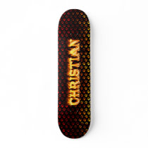 Christian skateboard fire and flames design. by skatersollie Christian skateboard fire and flames design.