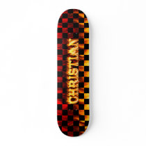 Christian skateboard fire and flames design. by skatersollie Christian skateboard fire and flames design.