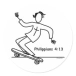 Christian Skateboard Sticker