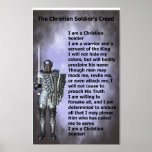 Christian Soldiers Creed Print
