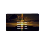 Christian Sunset Address Label
