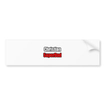 Christian SuperDad bumper stickers by Christianity_Shirts Christian SuperDad bumper stickers