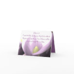 Christian Sympathy Card Consider the Lilies
